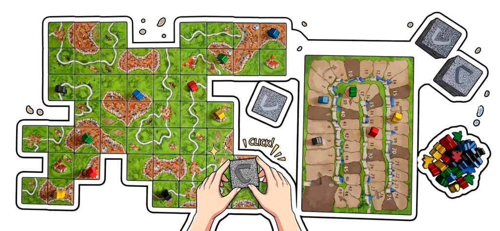 carcassonne | devir | español | construye ciudades y caminos