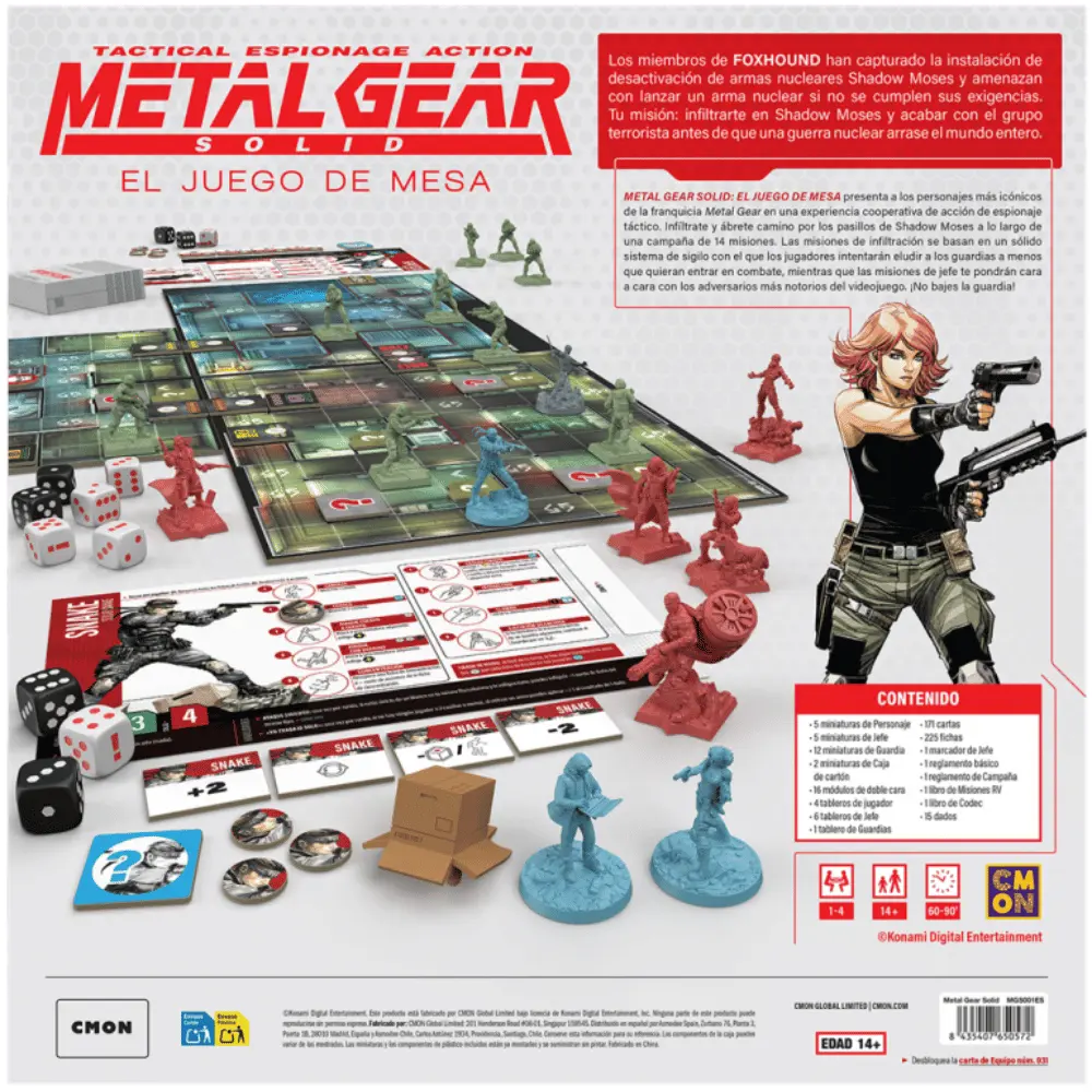 metal gear solid: el juego de mesa | español metal gear solid: el juego de mesa | español